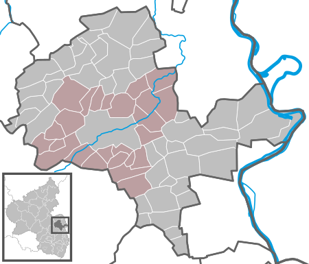 Verbandsgemeinde Nieder-Olm Karte