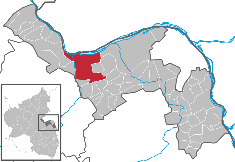 Stadt Bingen Karte