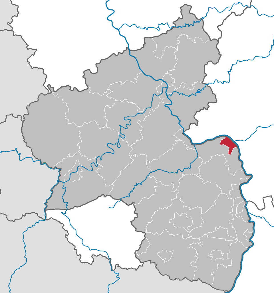 Stadt Worms Karte