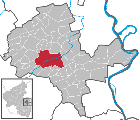 Verbandsgemeinde Nieder-Olm Karte