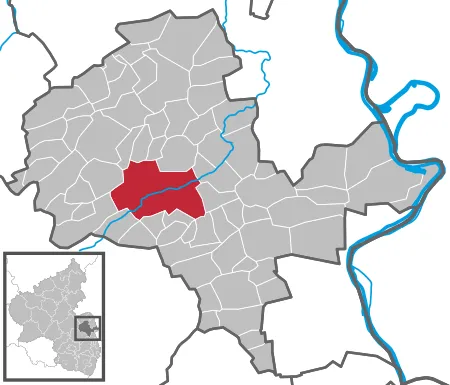 Verbandsgemeinde Nieder-Olm Karte
