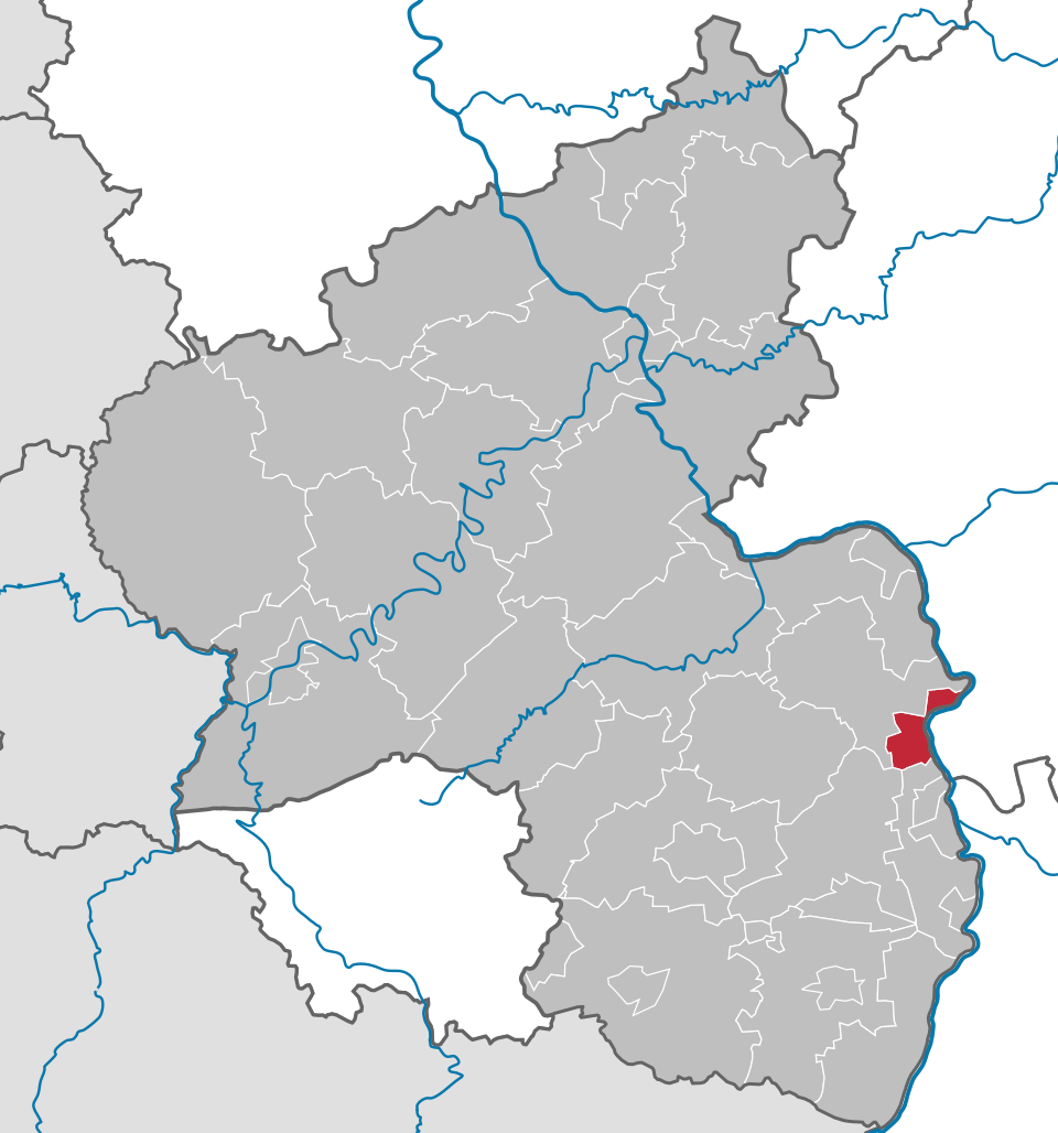 Stadt Worms Karte